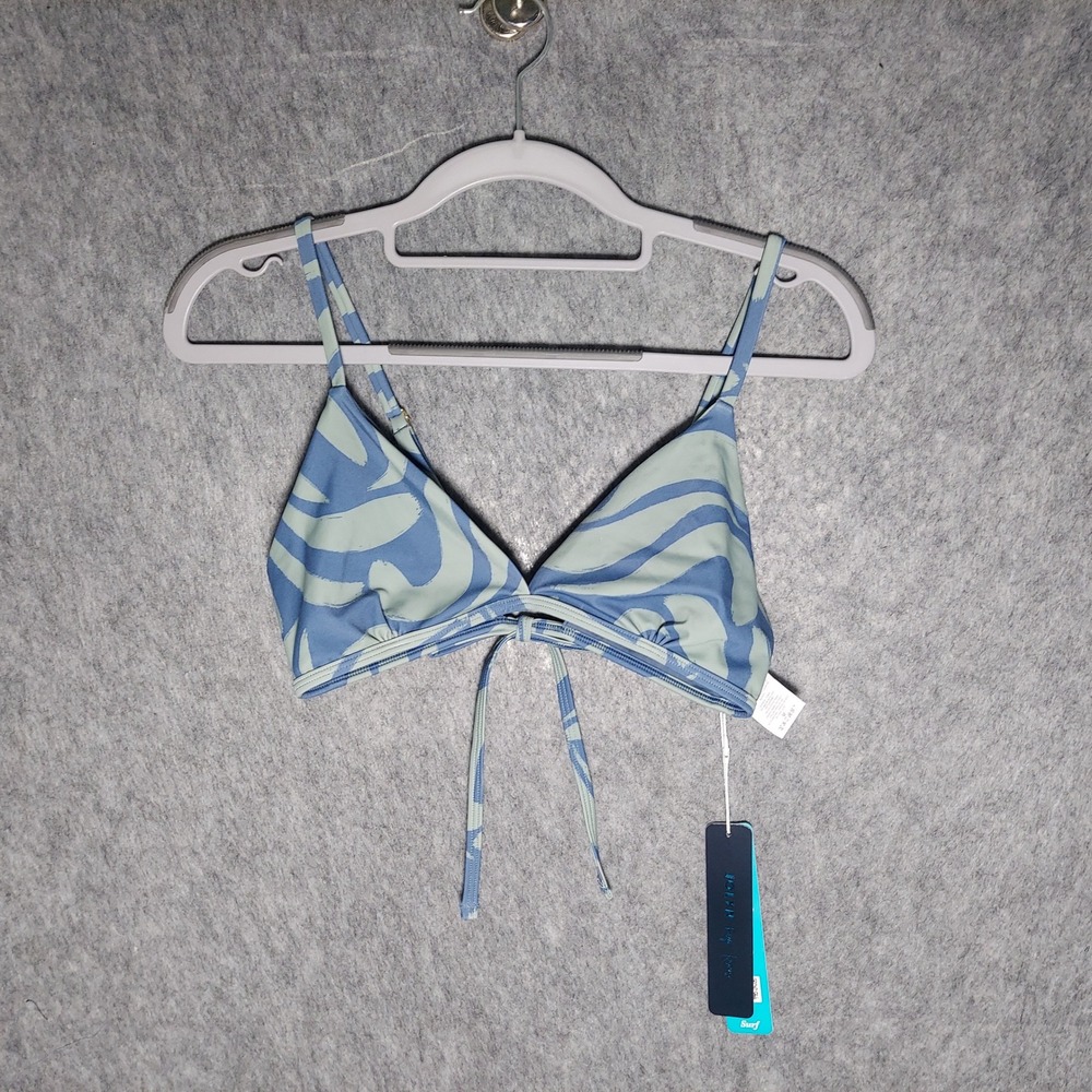Jolyn Vera Bikini Top M Sumatra Blue Surf Aesthetic Adjustable Straps